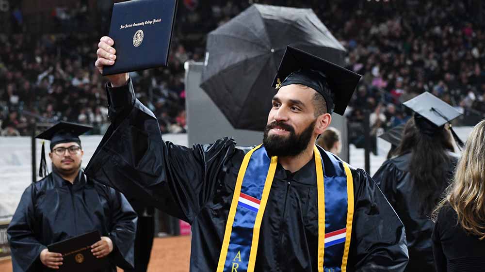 graduate smiling