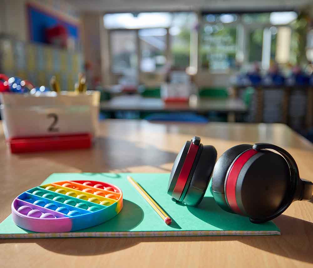 Neurodiversity items to help students focus on their studies and be successful.