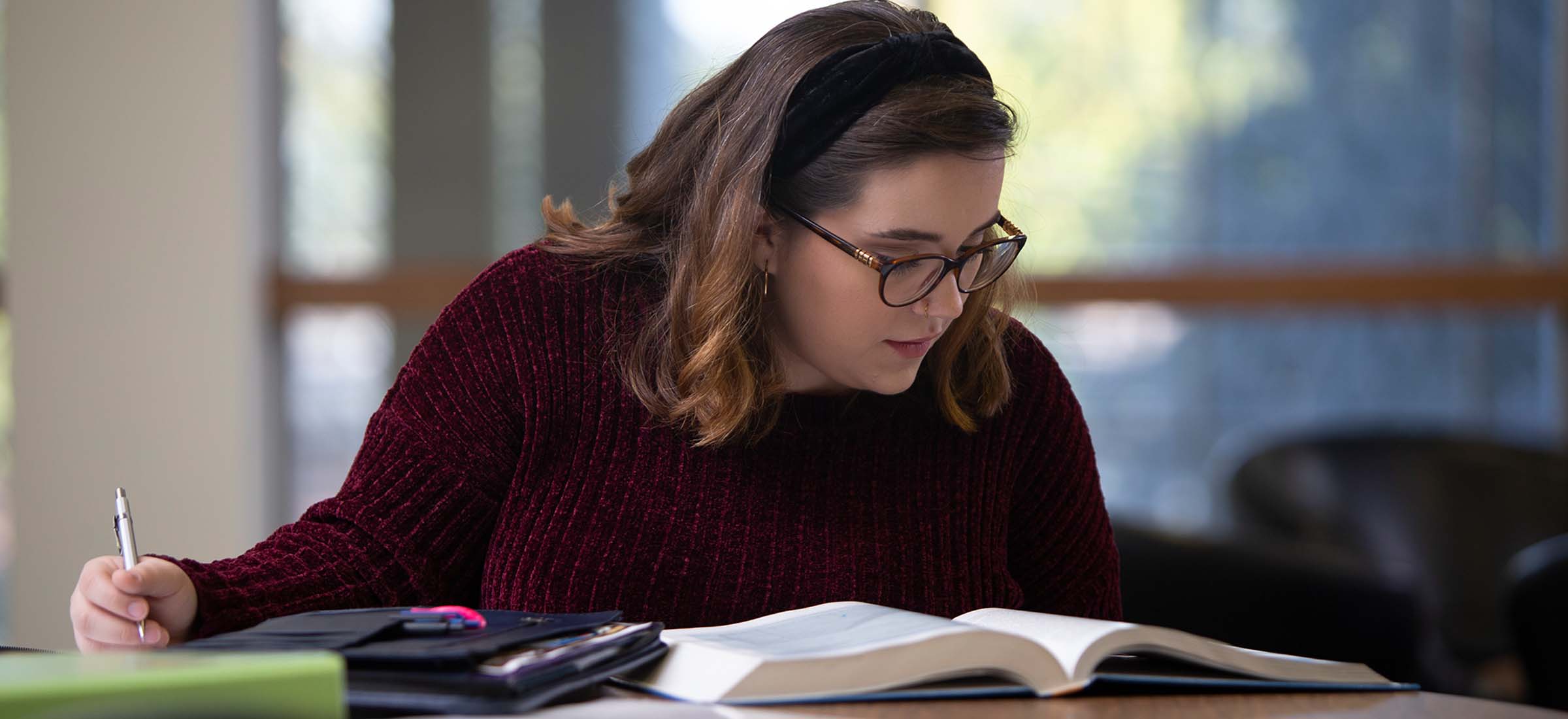 Student Studying