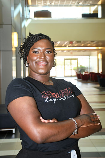 San Jacinto College nursing graduate Tori Thomas